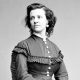 Black and white photo of Pauline Cushman, circa 1860